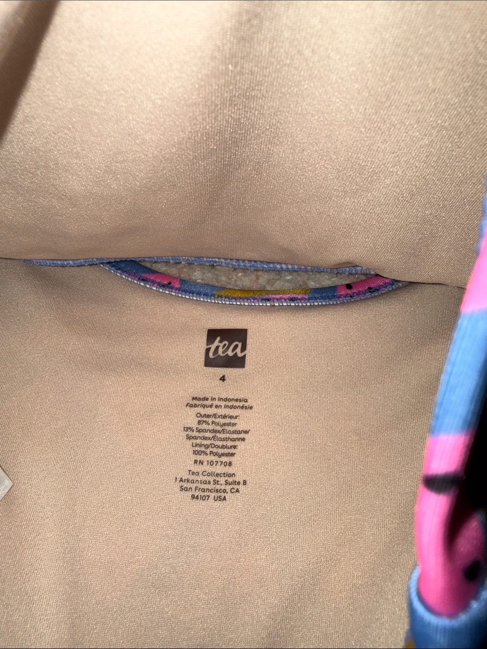 Tea Collection Tankini with 2 Bottoms - Size 4 NWOT - Picture 4 of 5